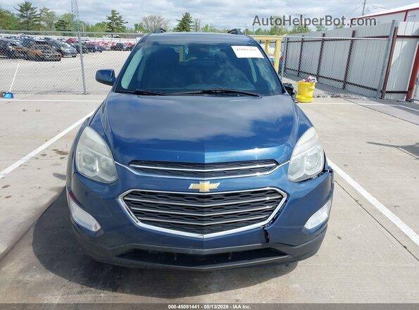 2GNALCEKXH6211952 2017 CHEVROLET EQUINOX Синий 