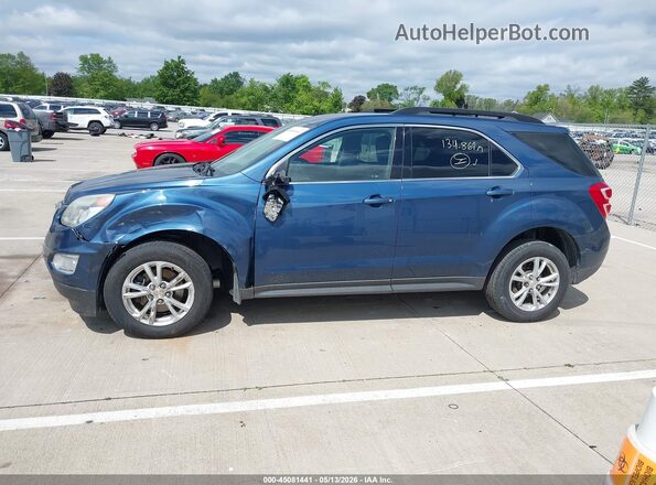 2GNALCEKXH6211952 2017 CHEVROLET EQUINOX Синий 