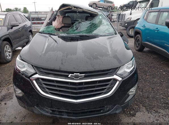 2GNAXHEV2L6237076 2020 CHEVROLET EQUINOX Black წინა პანელის ხედი