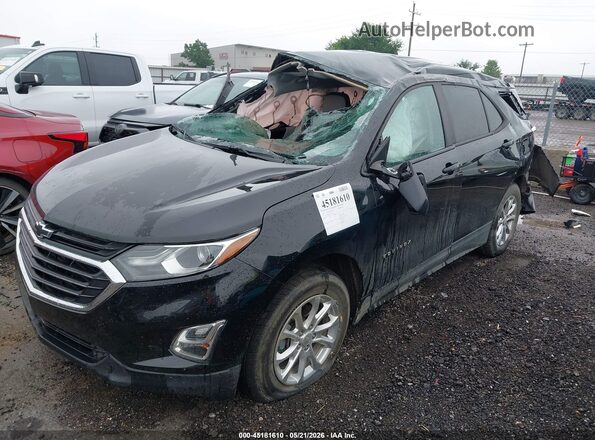 2GNAXHEV2L6237076 2020 CHEVROLET EQUINOX Black წინა მარცხენა ხედი სამი მეოთხედიდან
