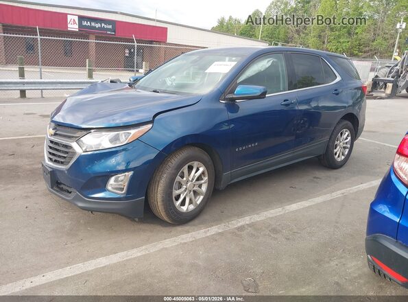 2GNAXJEV0L6196258 2020 CHEVROLET EQUINOX Синий Передняя левая четверть