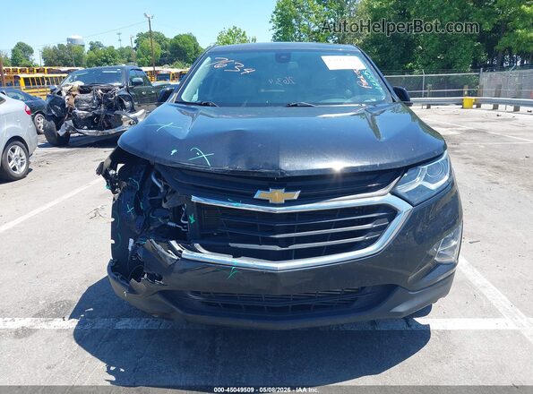 2GNAXJEV2M6103161 2021 CHEVROLET EQUINOX Black Front view