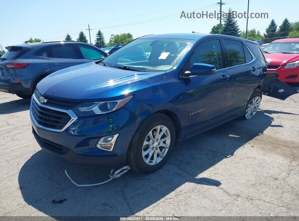 2GNAXKEV4K6141087 2019 CHEVROLET EQUINOX Blue Передня ліва чверть