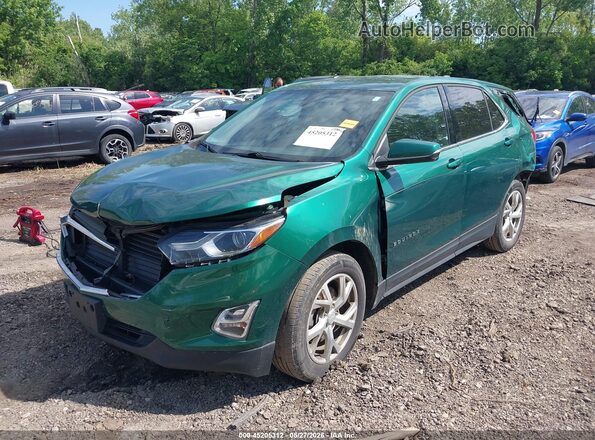 2GNAXKEX4J6165986 2018 CHEVROLET EQUINOX Зеленый Передняя левая четверть