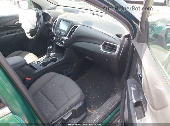 2GNAXKEX4J6165986 2018 CHEVROLET EQUINOX Зеленый Вид салона спереди