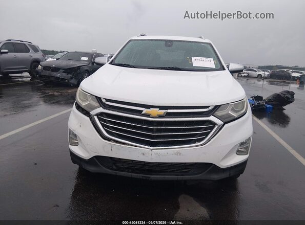 2GNAXNEX0J6330403 2018 CHEVROLET EQUINOX White Вид щитка приладів
