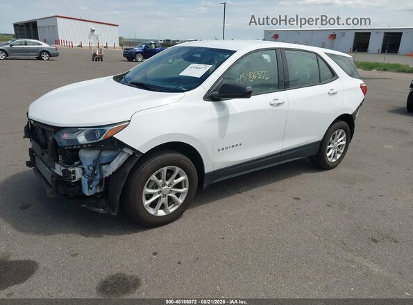 2GNAXREV8J6132271 2018 CHEVROLET EQUINOX White Vista tres cuartos delantera izquierda