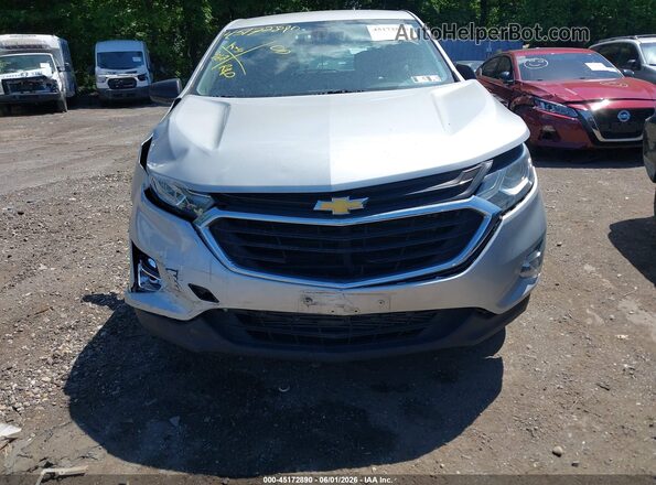 2GNAXSEV1K6288001 2019 CHEVROLET EQUINOX Silver Instrument cluster view