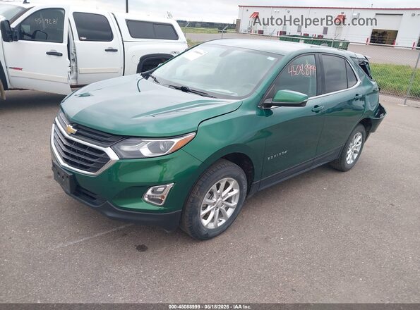 2GNAXSEV2J6233846 2018 CHEVROLET EQUINOX Green Передня ліва чверть