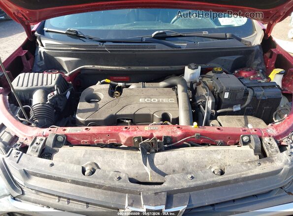 2GNAXSEV2J6320405 2018 CHEVROLET EQUINOX Red უკანა ხედი