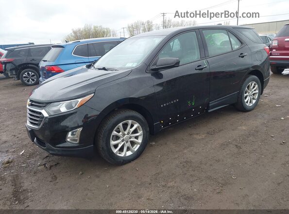 2GNAXSEV3K6159824 2019 CHEVROLET EQUINOX Black წინა მარცხენა ხედი სამი მეოთხედიდან