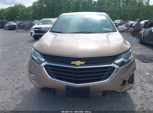 2GNAXSEV5J6274651 2018 CHEVROLET EQUINOX Gold Vista del cuadro de instrumentos