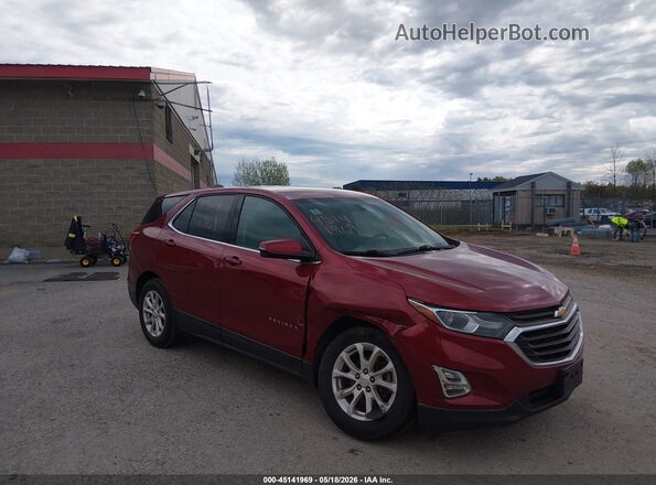 2GNAXSEV8J6202083 2018 CHEVROLET EQUINOX Red Դիմացի տեսք