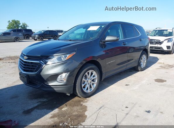 2GNAXSEV9J6130844 2018 CHEVROLET EQUINOX Gray Vista tres cuartos delantera izquierda