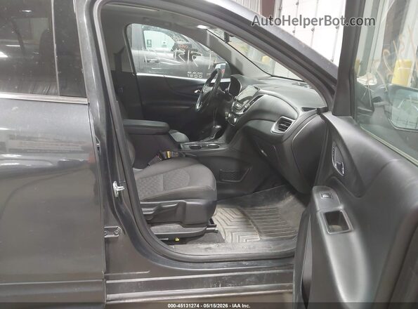 2GNAXTEX9J6160319 2018 CHEVROLET EQUINOX Black წინა სალონის ხედი