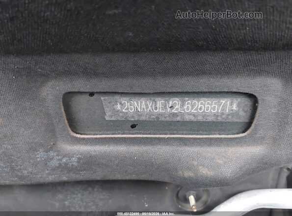 2GNAXUEV2L6266571 2020 CHEVROLET EQUINOX Gray 
