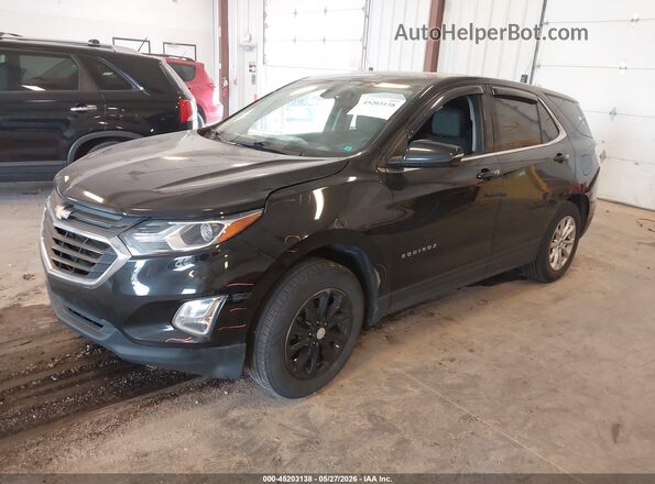 2GNAXUEV3K6220794 2019 CHEVROLET EQUINOX Black Առջևի ձախ երեք քառորդ տեսարան