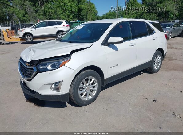 2GNAXUEV8K6284989 2019 CHEVROLET EQUINOX White წინა მარცხენა ხედი სამი მეოთხედიდან