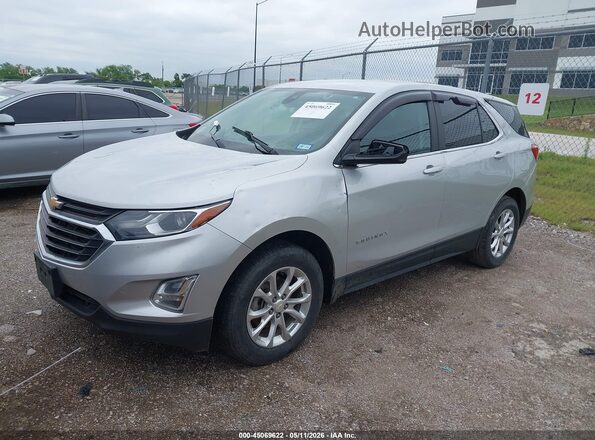 2GNAXUEVXM6161469 2021 CHEVROLET EQUINOX Silver Передня ліва чверть