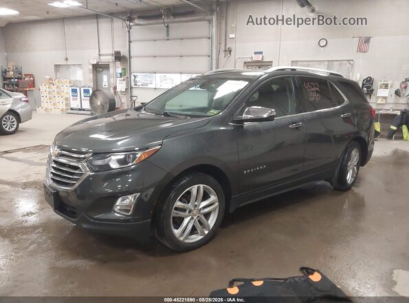 2GNAXWEX2J6322924 2018 CHEVROLET EQUINOX Gray Vista tres cuartos delantera izquierda