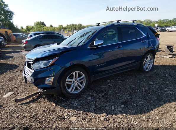 2GNAXYEX3L6145752 2020 CHEVROLET EQUINOX Синий Передняя левая четверть