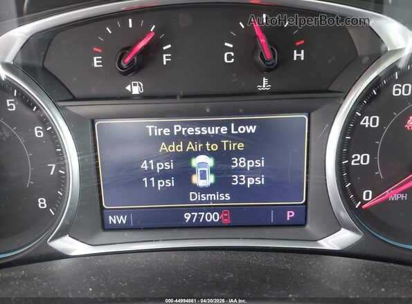 2GNAXYEX7K6287231 2019 CHEVROLET EQUINOX Белый 