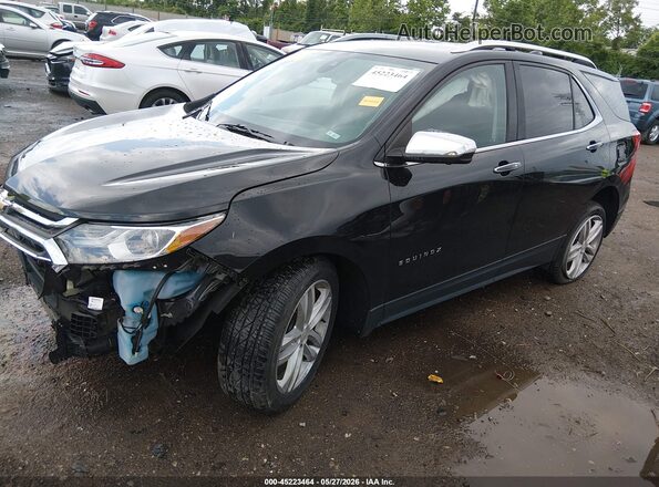 2GNAXYEX7L6126346 2020 CHEVROLET EQUINOX Black წინა მარცხენა ხედი სამი მეოთხედიდან