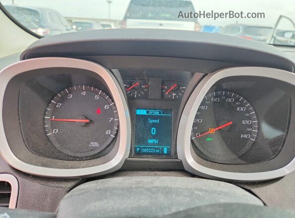 2GNFLEEK0G6137862 2016 CHEVROLET EQUINOX White Vista del cuadro de instrumentos