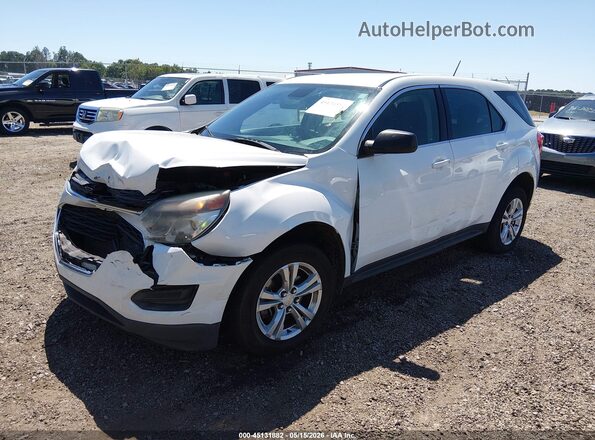 2GNFLEEK1G6301586 2016 CHEVROLET EQUINOX White Vista tres cuartos delantera izquierda