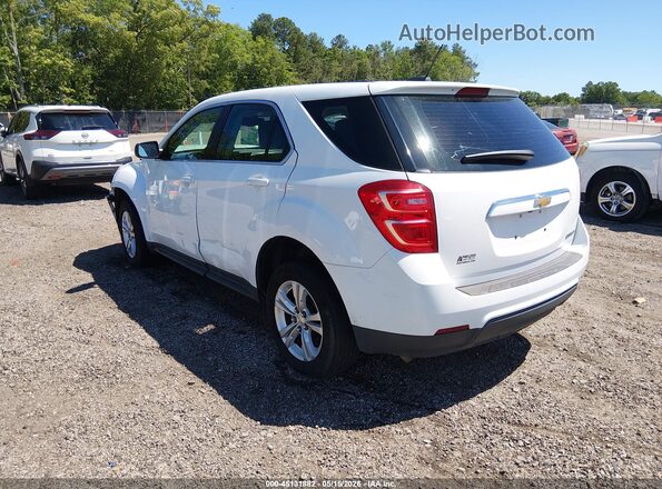 2GNFLEEK1G6301586 2016 CHEVROLET EQUINOX White Trasero izquierdo