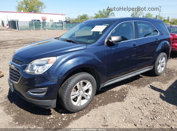 2GNFLEEK3G6188983 2016 CHEVROLET EQUINOX Blue Առջևի ձախ երեք քառորդ տեսարան