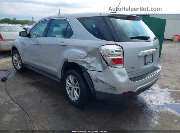 2GNFLEEK4H6175001 2017 CHEVROLET EQUINOX Silver Trasero izquierdo