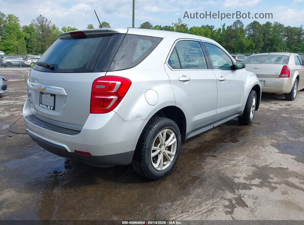 2GNFLEEK4H6175001 2017 CHEVROLET EQUINOX Silver Trasero derecho