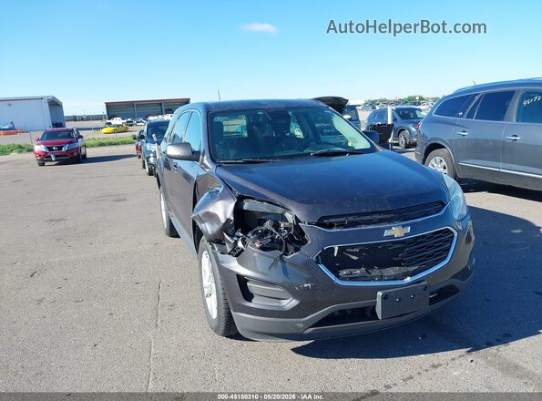 2GNFLEEK5G6248956 2016 CHEVROLET EQUINOX Gray Vista frontal