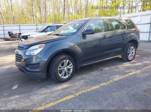 2GNFLEEK5H6209107 2017 CHEVROLET EQUINOX Gray Передня ліва чверть