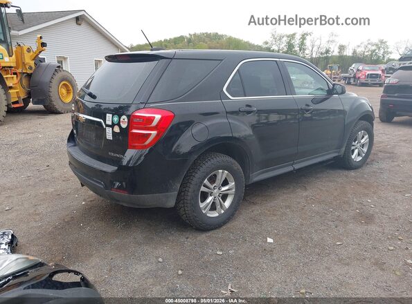 2GNFLEEK6G6210815 2016 CHEVROLET EQUINOX Черный Задняя правая четверть