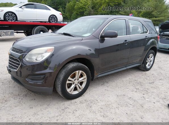 2GNFLEEK7G6253009 2016 CHEVROLET EQUINOX Gray Առջևի ձախ երեք քառորդ տեսարան