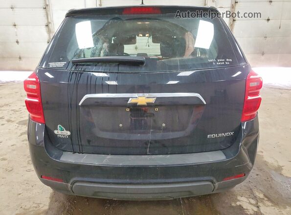 2GNFLEEK9G6358618 2016 CHEVROLET EQUINOX Black Vista trasera