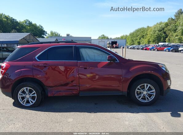 2GNFLFEK6H6249282 2017 CHEVROLET EQUINOX Красный Вид задней части салона
