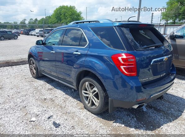 2GNFLGE33H6217890 2017 CHEVROLET EQUINOX Blue Задня ліва чверть