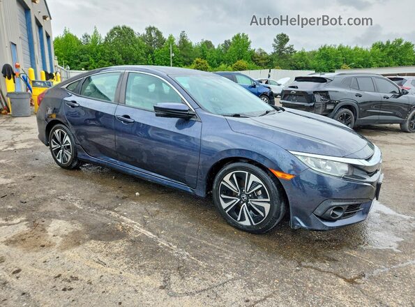 2HGFC1E37JH643163 2018 HONDA CIVIC Blue 