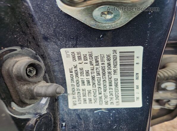 2HGFC1E37JH643163 2018 HONDA CIVIC Blue 