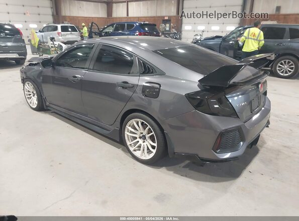 2HGFC1E50JH706847 2018 HONDA CIVIC Gray Tył lewy