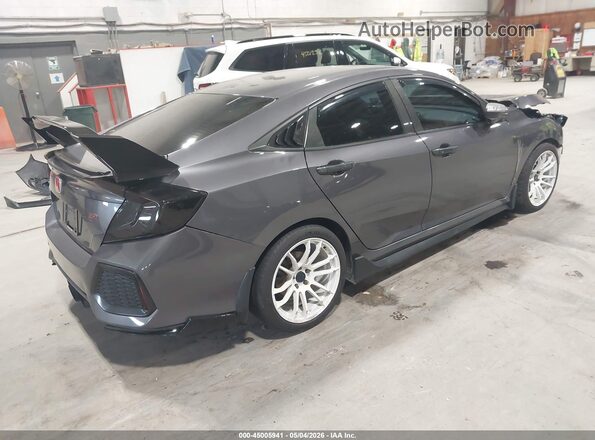 2HGFC1E50JH706847 2018 HONDA CIVIC Gray Tył prawy