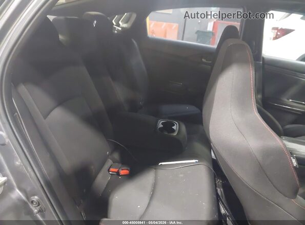2HGFC1E50JH706847 2018 HONDA CIVIC Gray Widok naklejki z numerem VIN