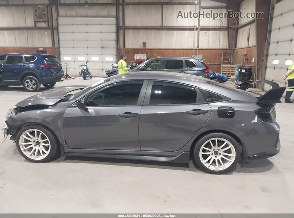 2HGFC1E50JH706847 2018 HONDA CIVIC Gray Widok wnętrza 360 stopni