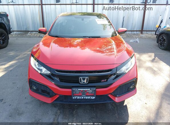 2HGFC1E52HH706259 2017 HONDA CIVIC Красный Вид щитка приборов