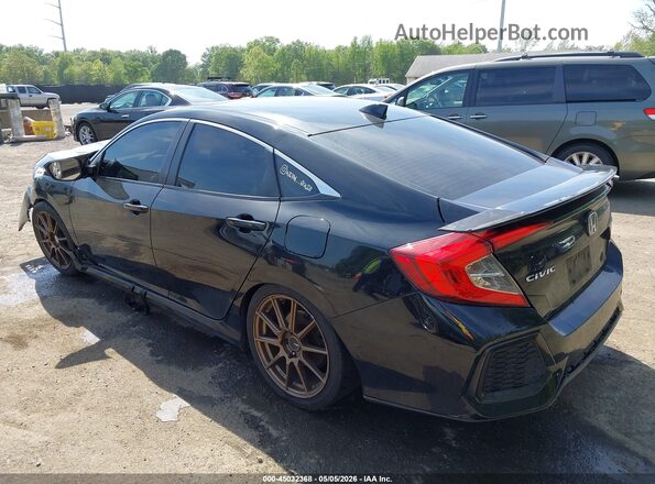 2HGFC1E54HH704528 2017 HONDA CIVIC Black უკანა მარცხენა