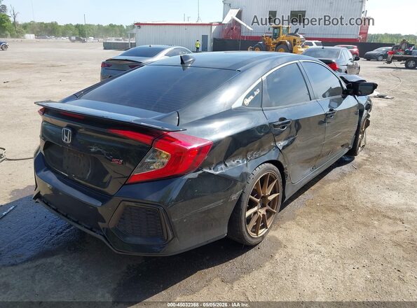 2HGFC1E54HH704528 2017 HONDA CIVIC Black უკანა მარჯვენა