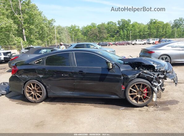 2HGFC1E54HH704528 2017 HONDA CIVIC Black სალონის 360-გრადუსიანი ხედი